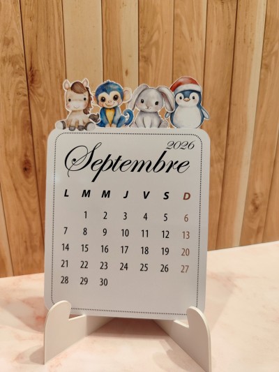 Calendrier 2026 Animaux