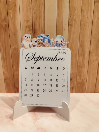 Calendrier 2026 Animaux Marins