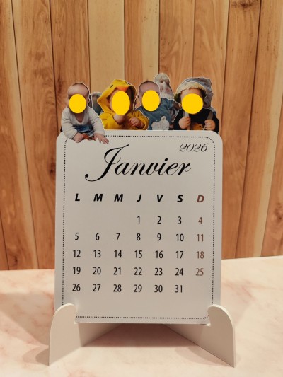 Calendrier 2026 personnalisé