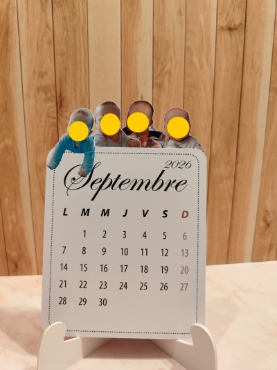 Calendrier 2026 personnalisé