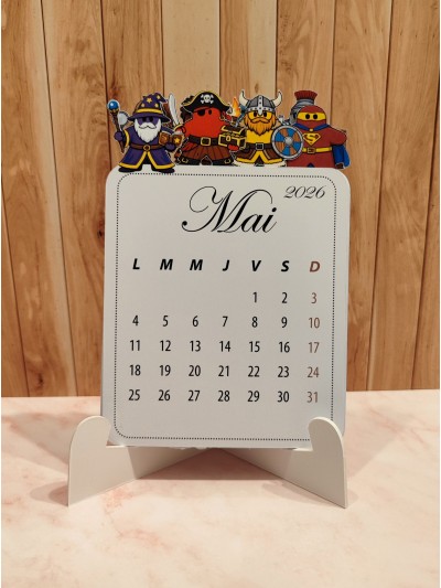 Calendrier 2026 Meeple