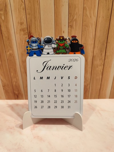 Calendrier 2026 Meeple