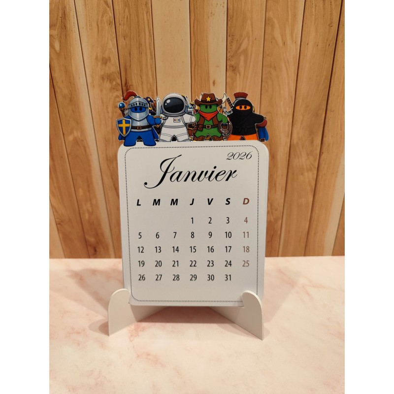 Calendrier 2026 Meeple