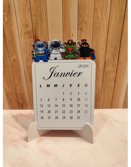 Calendrier 2026 Meeple