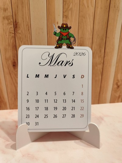 Calendrier 2026 Meeple