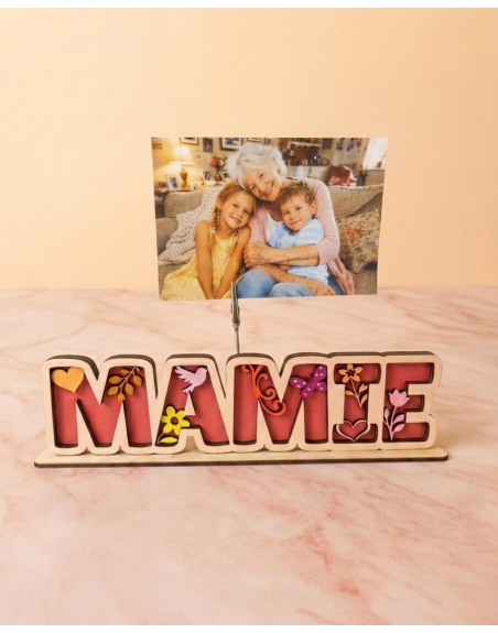 Mot en bois Mamie