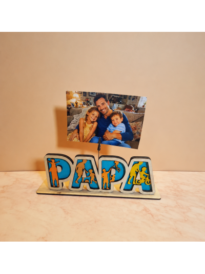 Papa avec photo