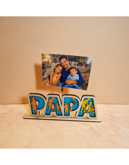Papa avec photo