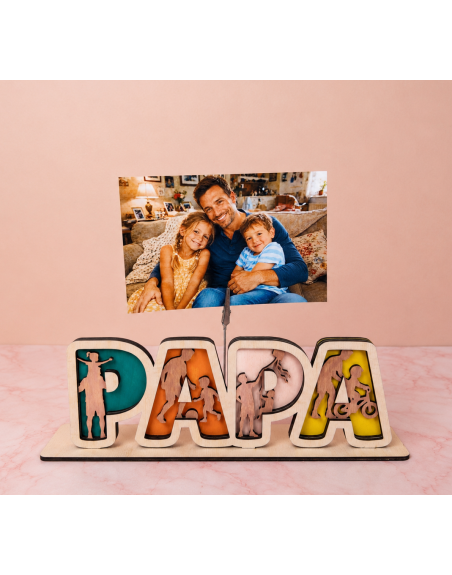 Papa avec photo
