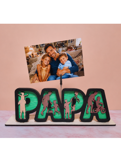 Papa avec photo