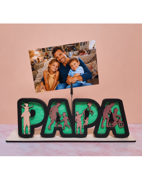 Papa avec photo