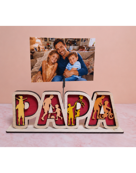 Papa avec photo