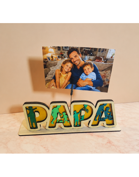 Papa avec photo