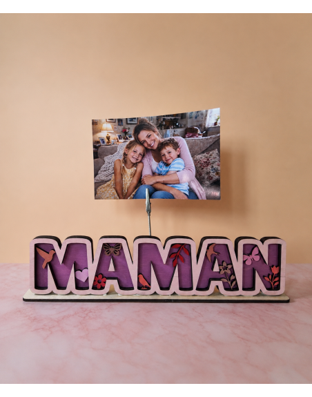Décoration en bois Maman