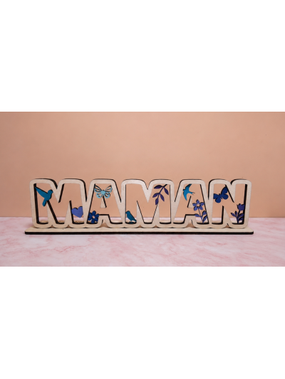 Décoration en bois Maman
