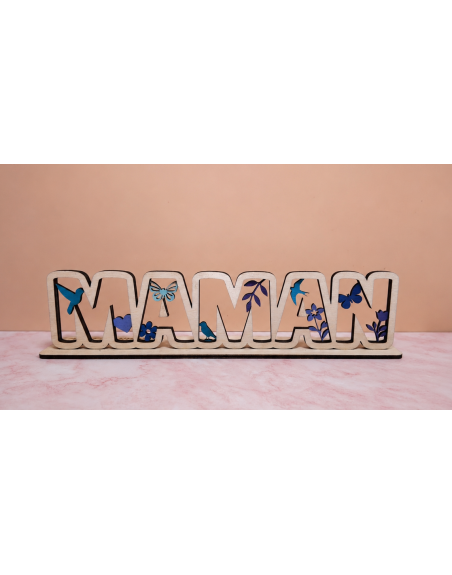Décoration en bois Maman