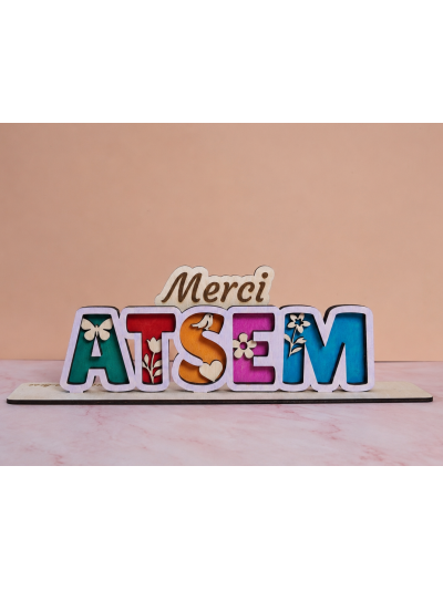 Décoration en bois Atsem