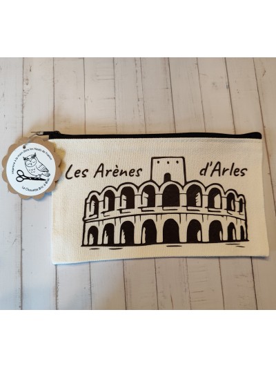 Pochette en tissus - Les Arènes d'Arles