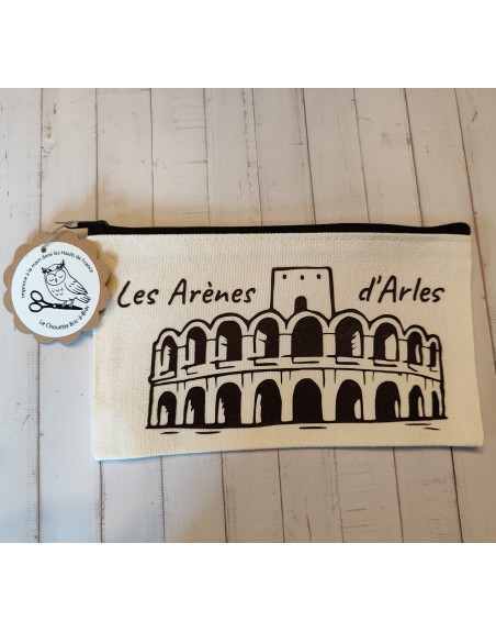Pochette en tissus - Les Arènes d'Arles