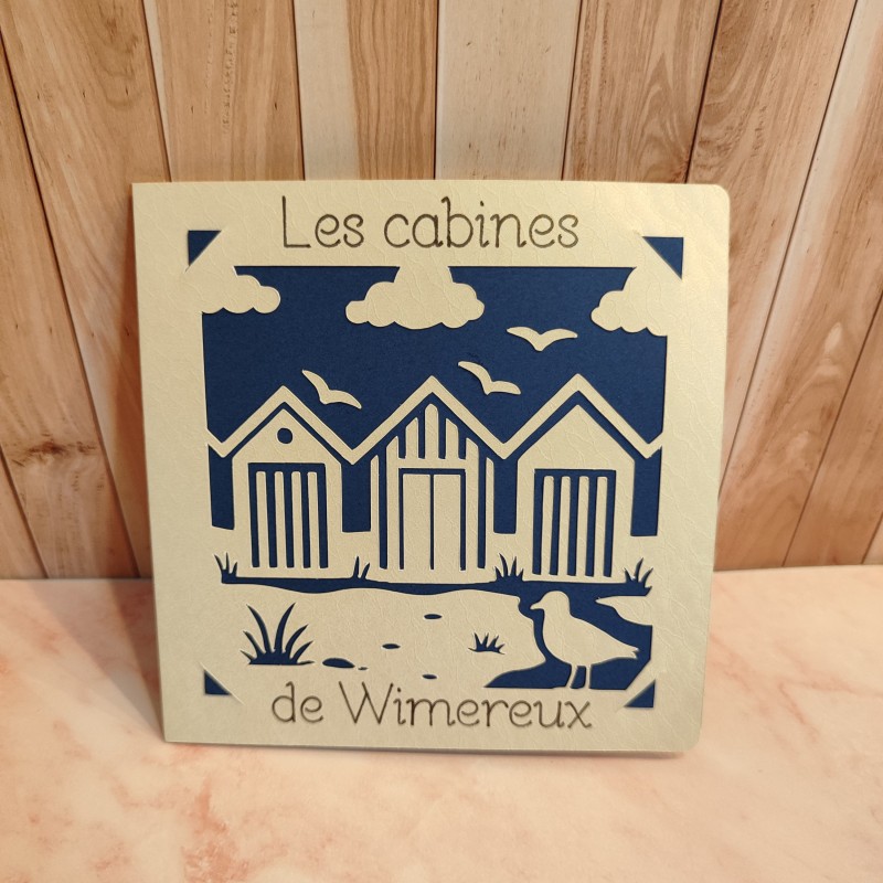 Carte postale - Cabines de Wimereux