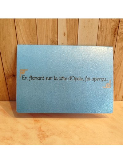 Scénette Les cabines de Wimereux en papier fait main